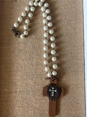 OOAK “XoXo” Mixed Media Necklace